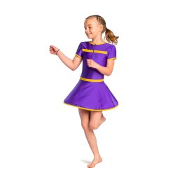 Catsuit med skrt "Agnes"