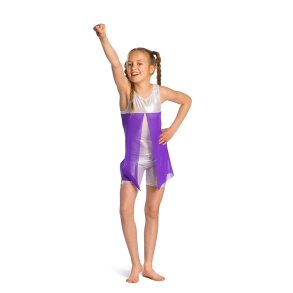 Catsuit med kjole i mesh 