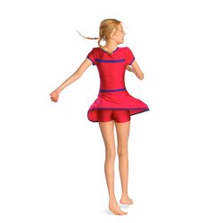 Catsuit med skrt "Agnes"