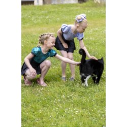 Tina Catsuit med glimmer Lyslilla