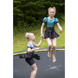 Tina Catsuit med glimmer Lyslilla