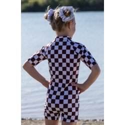 Badedragt med lynl�s