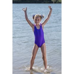 Badedragt med fl�ser