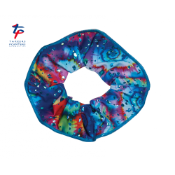 Hrelastikker i glimmer stof eller velour