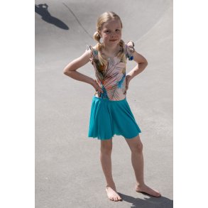 Silke Gymnastikdragt med skrt